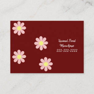 Visitekaartjes, Florist Floral Visitekaartjes