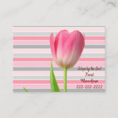 Visitekaartjes, Florist FlowerStripe-Visitekaartje Visitekaartje (Voorkant)