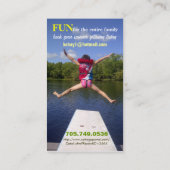 Visitekaartjes  fotokatoen (Achterkant)