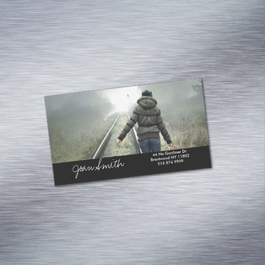 visitekaartjes fotomagneet visitekaartje magneet (Voorbeeld)