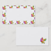 VISITEKAARTJES - FROG POP ART (Voorkant / Achterkant)