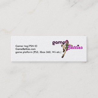 Visitekaartjes GameBetties