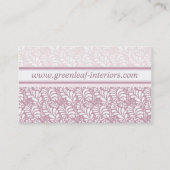 visitekaartjes geïnspireerd door beweging van kuns (Achterkant)