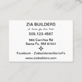 Visitekaartjes Gemakkelijk Sjabloon aanpassen Euro (Achterkant)