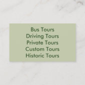 Visitekaartjes - GEORGIË (Achterkant)