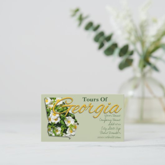 Visitekaartjes - GEORGIË (Staand voorkant)