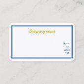 Visitekaartjes Gepersonaliseerd (Voorkant)