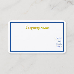 Visitekaartjes Gepersonaliseerd