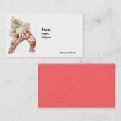 VISITEKAARTJES -  - GESLOTEN - VICTORIAANS (Voorkant / Achterkant)