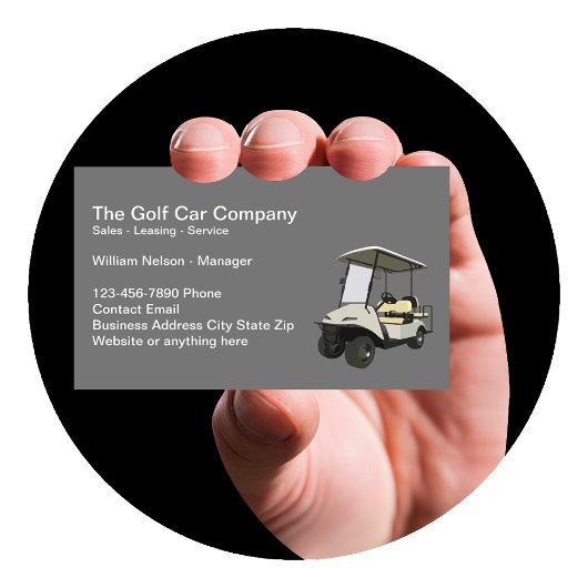 Visitekaartjes Golf Cart Sales Service