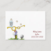 Visitekaartjes, Golfles Visitekaartjes (Voorkant)