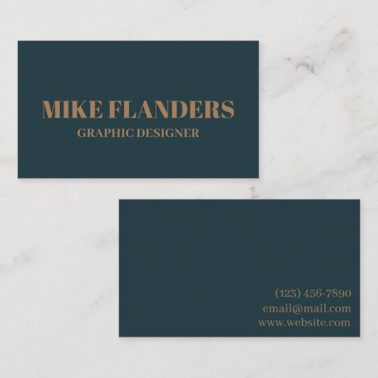 Visitekaartjes grafische ontwerper (Voorkant / Achterkant)