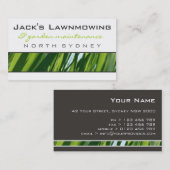 visitekaartjes > grasmaaizaad [limoen : houtskool] (Voorkant / Achterkant)