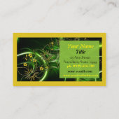 Visitekaartjes Green Yellow Modern (Achterkant)