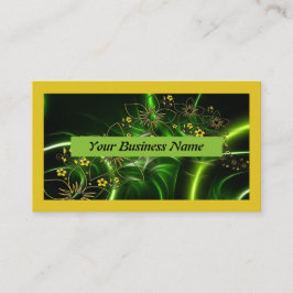 Visitekaartjes Green Yellow Modern