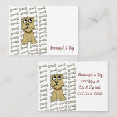 Visitekaartjes, Grooming Dogs Paws Visitekaartjes (Voorkant / Achterkant)