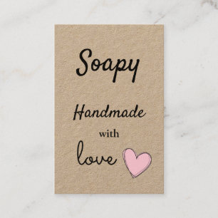 Visitekaartjes - Handgemaakt met liefde ontwerp 2