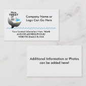 visitekaartjes - hoe TWEE het is! (Voorkant / Achterkant)