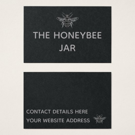 Visitekaartjes - Honeybee Jar (Voorkant /achterkant)