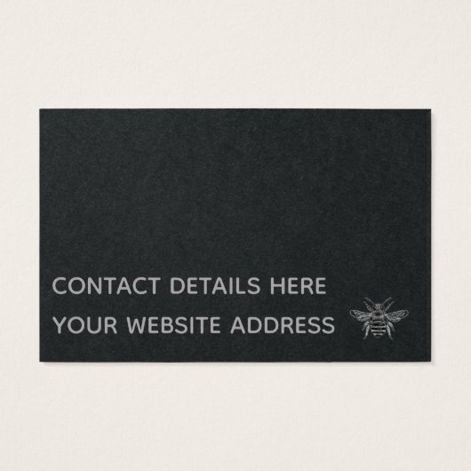 Visitekaartjes - Honeybee Jar (Achterkant)