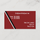 Visitekaartjes honkbal (Achterkant)