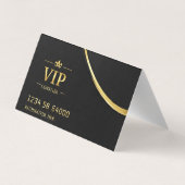 Visitekaartjes Horizontal Gold Premium (Achterkant)