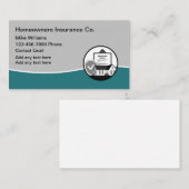 Visitekaartjes huiseigenaren Verzekeringsagent (Voorkant / Achterkant)