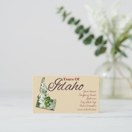 Visitekaartjes - IDAHO (Staand voorkant)