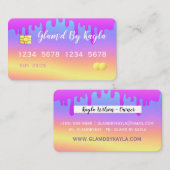 Visitekaartjes in creditcardstijl (Voorkant / Achterkant)