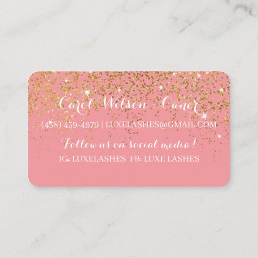 Visitekaartjes in creditcardstijl (Achterkant)