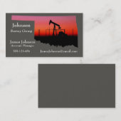 Visitekaartjes in de olie- en gasindustrie Oklahom (Voorkant / Achterkant)