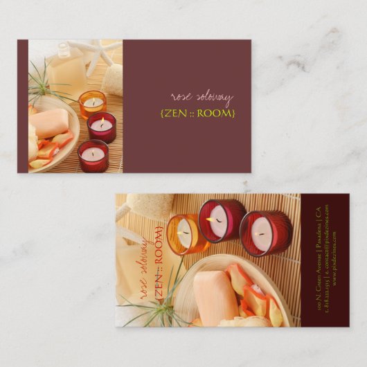 Visitekaartjes in de ruimte (Voorkant / Achterkant)