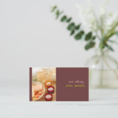 Visitekaartjes in de ruimte (Staand voorkant)