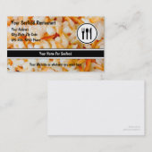 Visitekaartjes in restaurants en cafetaria's (Voorkant / Achterkant)