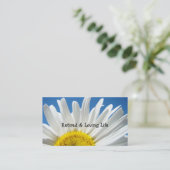 Visitekaartjes in ruste en liefhebbers Daisy Flora Contactkaartje (Staand voorkant)