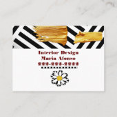 Visitekaartjes, interieurmodellen visitekaartje (Achterkant)