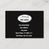 Visitekaartjes kapperszaak (Achterkant)