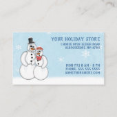 Visitekaartjes kerstfeestdagen (Voorkant)