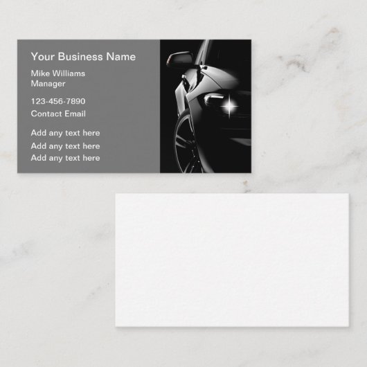 Visitekaartjes Klassieke Visitekaartjes (Voorkant / Achterkant)