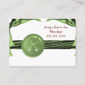 Visitekaartjes, kledingmaker, naaister visitekaartje (Voorkant)