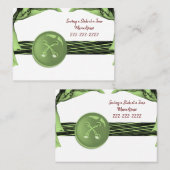 Visitekaartjes, kledingmaker, naaister visitekaartje (Voorkant / Achterkant)