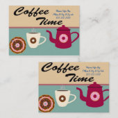 Visitekaartjes, Koffiewinkel Visitekaartjes (Voorkant / Achterkant)