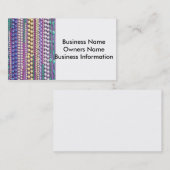 Visitekaartjes kralen (Voorkant / Achterkant)