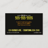 visitekaartjes Kscope BBQ 2-Sided  (Achterkant)