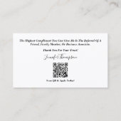 Visitekaartjes, laagste prijs, beste kwaliteit bed visitekaartje (Achterkant)