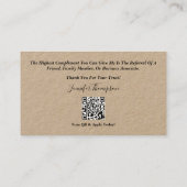 Visitekaartjes, laagste prijs, beste kwaliteit visitekaartje (Achterkant)