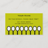 visitekaartjes > lepel [limoen: zwart] (Achterkant)