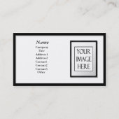 visitekaartjes - Lijst van het zwarte Afbeelding ( (Voorkant)