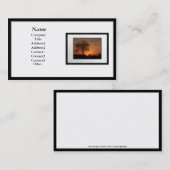 visitekaartjes - Lijst van het zwarte Afbeelding ( (Voorkant / Achterkant)