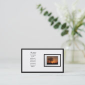 visitekaartjes - Lijst van het zwarte Afbeelding ( (Staand voorkant)